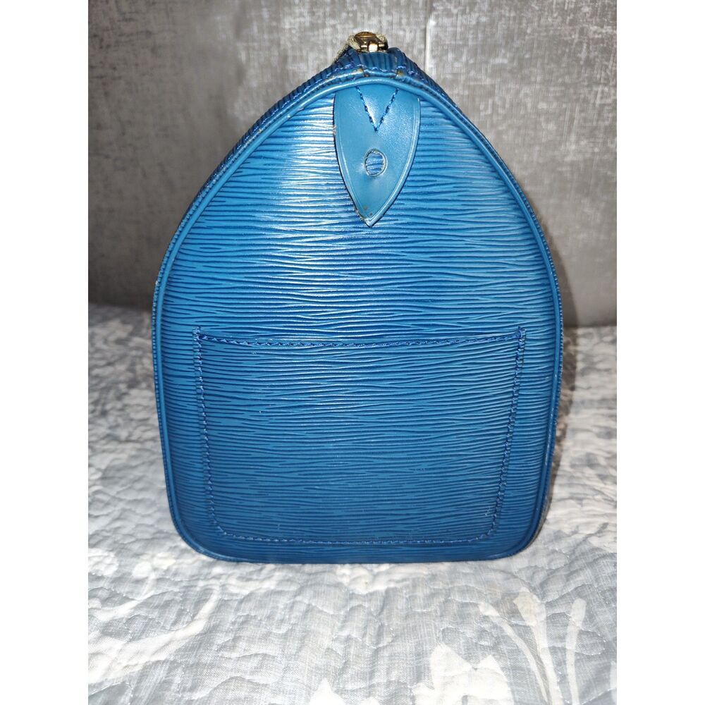 Louis Vuitton Blue Epi Leather Speedy-style top handle 30 speedy Bag - Picture 4 of 13